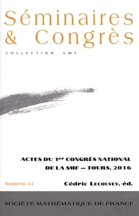 Actes du 1er Congrès national de la SMF - Tours, 2016