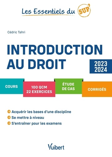 Introduction au droit  Edition 2023-2024