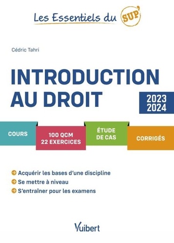 Introduction au droit  Edition 2023-2024