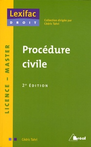Cédric Tahri - Procédure civile.