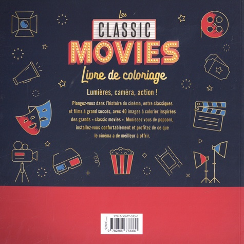 Les Classic Movies. Livre de coloriage
