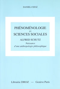 Phénoménologie et sciences sociales