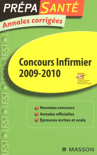  CEFIEC et Mireille Tenet - Concours Infirmier - Annales corrigées.