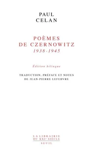 Poèmes de Czernowitz 1938-1945