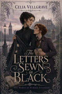 The Letters Sewn in Black