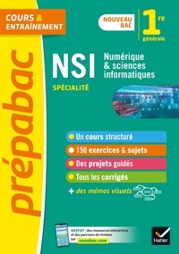 Télécharger ebook gratuit epub Numérique et sciences informatiques 1re (spécialité) - Prépabac Cours & entraînement 9782401056626