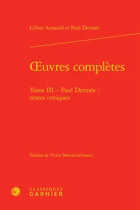 Oeuvres complètes