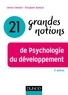 Céline Clément et Elisabeth Demont - 21 grandes notions de psychologie du développement.