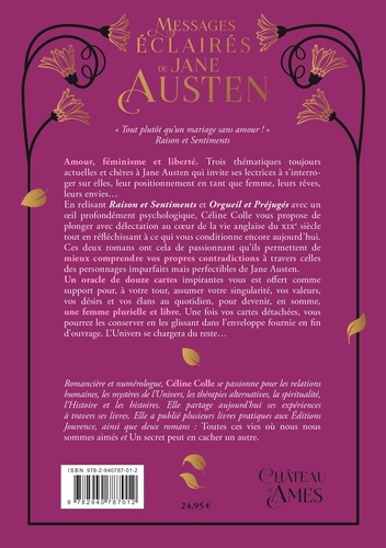 Messages éclairés de Jane Austen. 12 cartes incluses