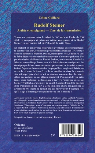 Rudolf Steiner artiste et enseignant. L'art de la transmission