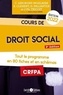 Céline Leborgne-Ingelaere et Emmanuelle Clément - Cours de droit social - Tout le programme en 80 fiches et en schémas.