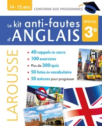 Le kit anti-fautes d'anglais 3e