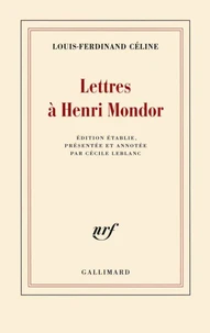 Lettres à Henri Mondor