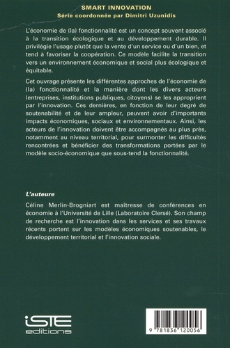 Economie de la fonctionnalité. Modèles économiques, enjeux et dynamique d'innovation