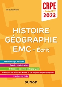 Céline Sala et Christophe Meunier - Concours Professeur des écoles - Histoire Géographie EMC - Ecrit / admissibilité - CRPE 2023 - Ecrit/admissibilité.