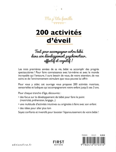 200 activités d'éveil. 0 à 3 ans