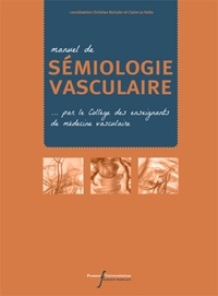  CEMV - Manuel de sémiologie vasculaire.