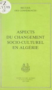 Aspects du changement socio-culturel en Algérie