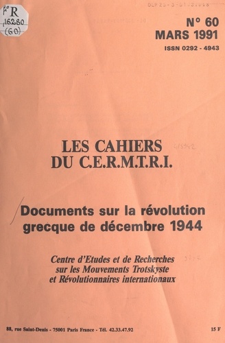 Documents sur la révolution grecque de décembre 1944