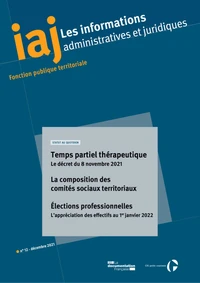 IAJ : Temps partiel thérapeutique : le décret du 8 novembre 2021 - Décembre 2021