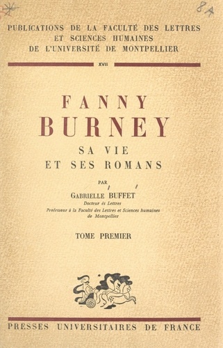 Fanny Burney (1). Sa vie et ses romans