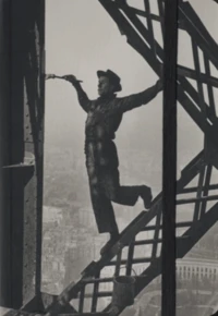 Moyen Carnet Le Peintre de la tour Eiffel de Marc Riboud