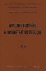  Centre recherches administrati - Annuaire européen d'administration publique - Tome 29, Parlement et administration en Europe.