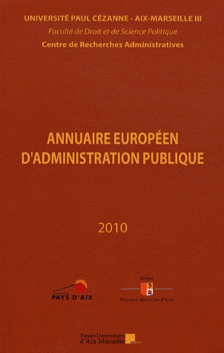  Centre recherches administrati - Annuaire européen d'administration publique - Tome 33, Les problèmes de l'eau en Europe.