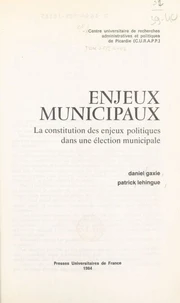 Enjeux municipaux