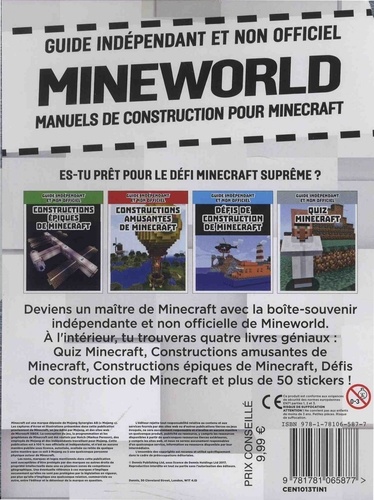Guide indépendant et non officiel Mineworld. Manuels de construction pour Minecraft