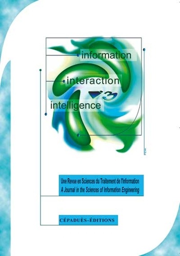 Catherine Garbay - Information Interaction Intelligence Volume 1 N° 2/2001 : .