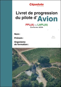 Livret de progression du pilote d'avion