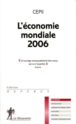  CEPII - Economie mondiale 2006.