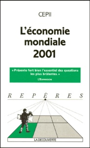  CEPII - L'économie mondiale 2001.