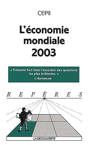  CEPII - L'économie mondiale 2003.