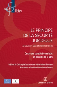 Le principe de la sécurité juridique