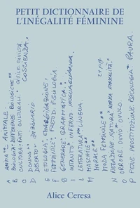 Petit dictionnaire de l'inégalité féminine