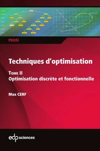 Techniques d'optimisation - Tome 2