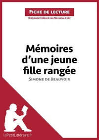 Mémoires d'une jeune fille rangée de Simone de Beauvoir