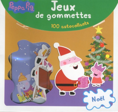  Cerf-Volant - Jeux de gommettes Noël Peppa Pig - 100 autocollants.
