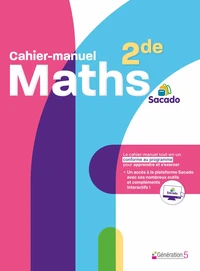 Cahier-manuel Maths 2de Sacado