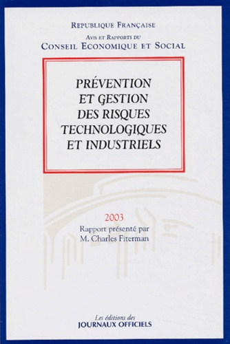  CES - Prévention et gestion des risques technologiques et industriels.