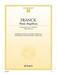 César Franck - Panis Angelicus la majeur - soprano and piano (organ). soprano..