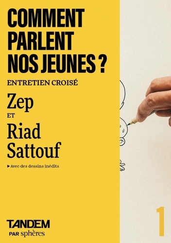 César Marchal et Lucas Bidault - Comment parlent nos jeunes ? - Entretien croisé entre Zep et Riad Sattouf à l'Académie des Beaux-Arts de Paris.