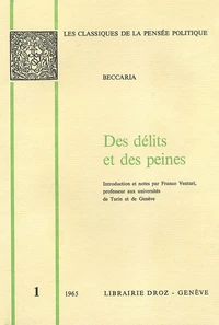 Des délits et des peines