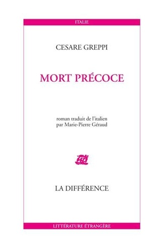Cesare Greppi - Mort précoce.