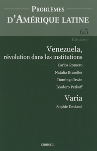Problèmes dAmérique latine N° 65, Eté 2007.pdf