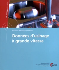 Données d'usinage à grande vitesse