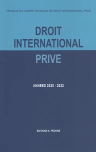 Travaux du Comité français de droit international privé