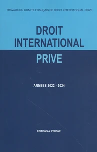 Travaux du Comité français de droit international privé